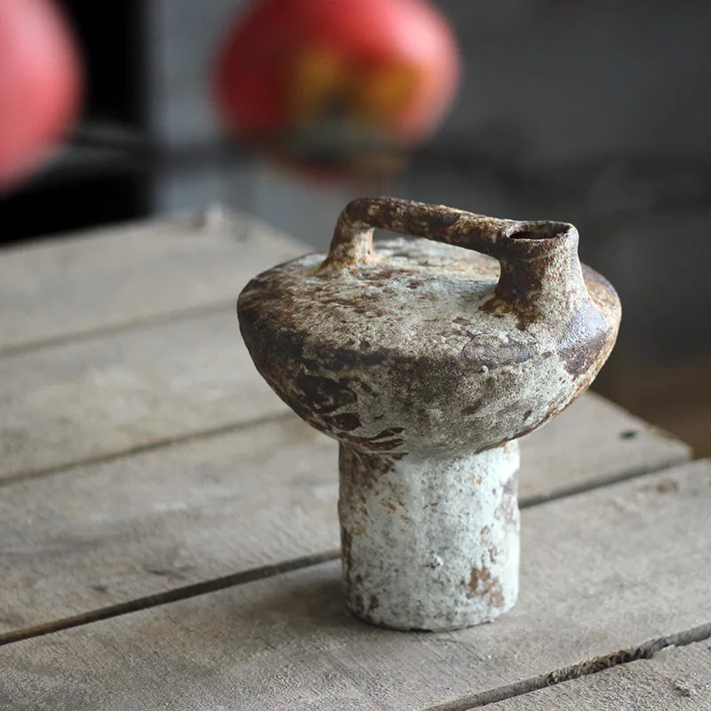 Keramikvase Wabi-Sabi „Akui"