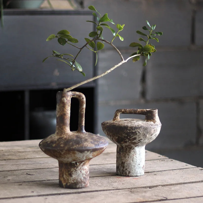 Keramikvase Wabi-Sabi „Akui"