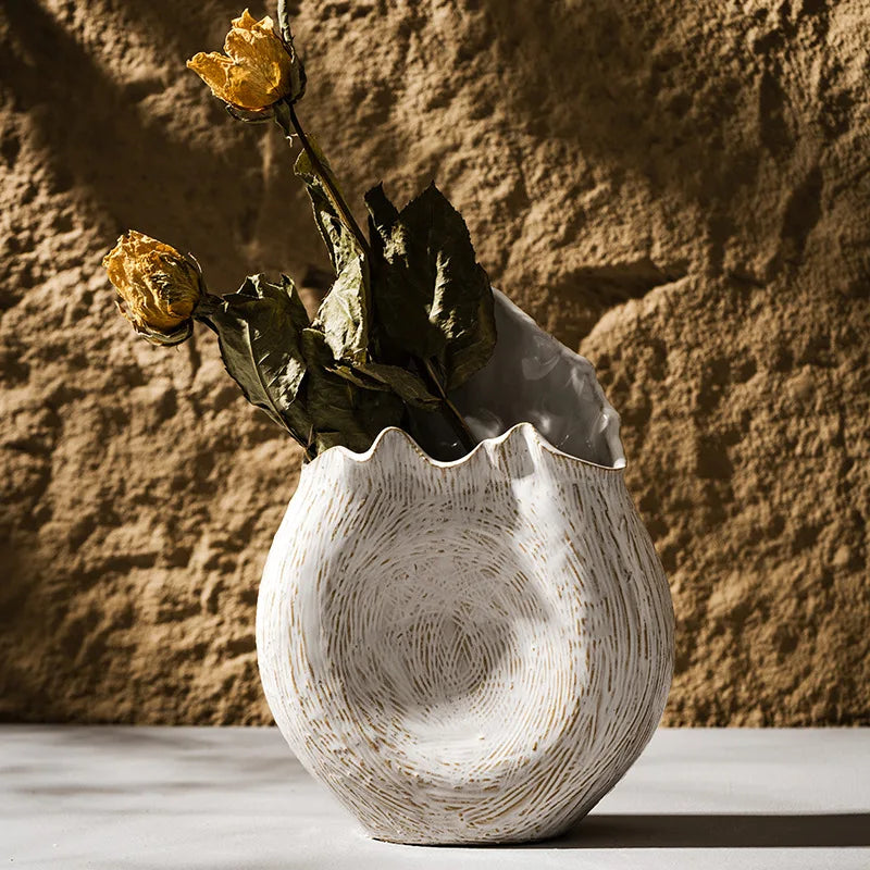 Keramikvase Wabi-Sabi „Uni"