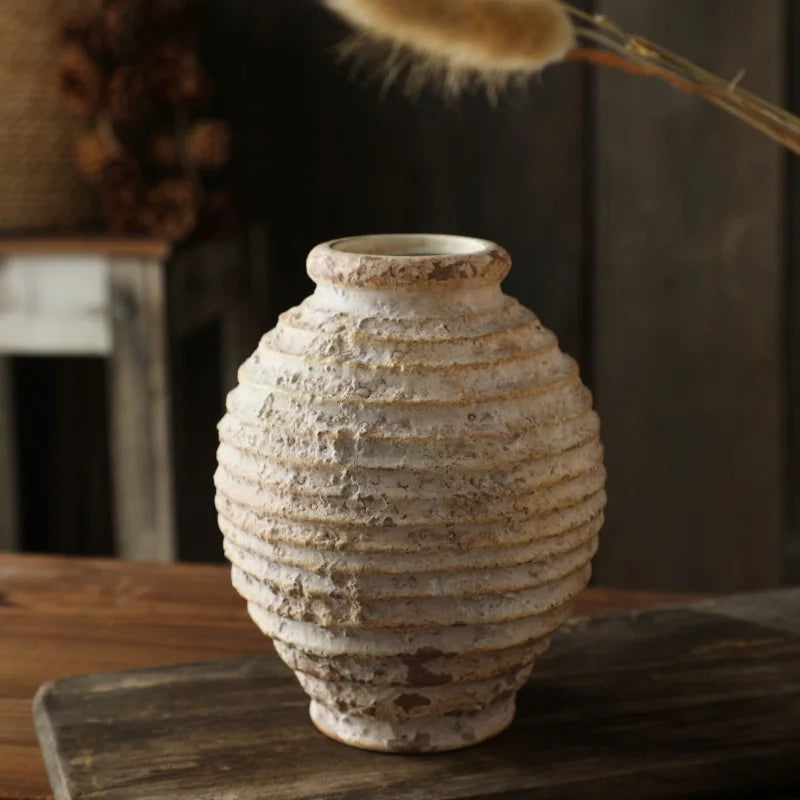 Keramikvase Wabi-Sabi „Kumo"